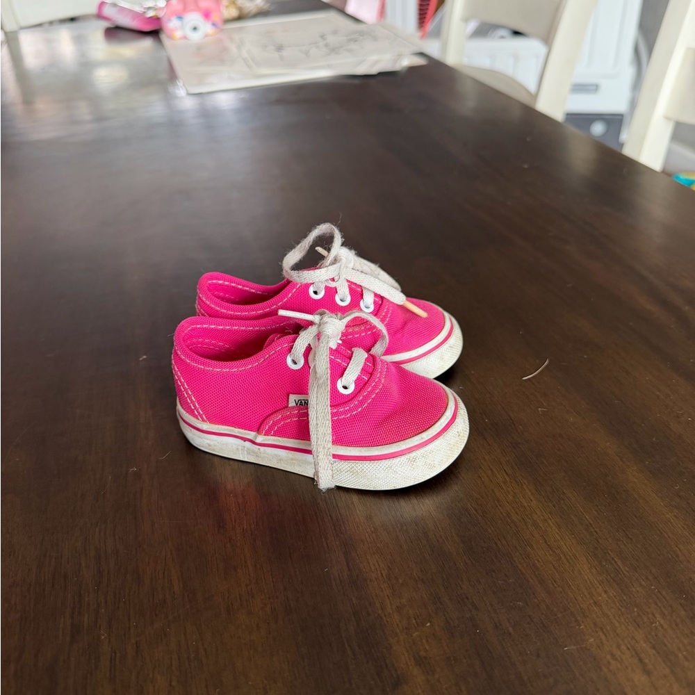 Vans Toddler Pink Sneakers